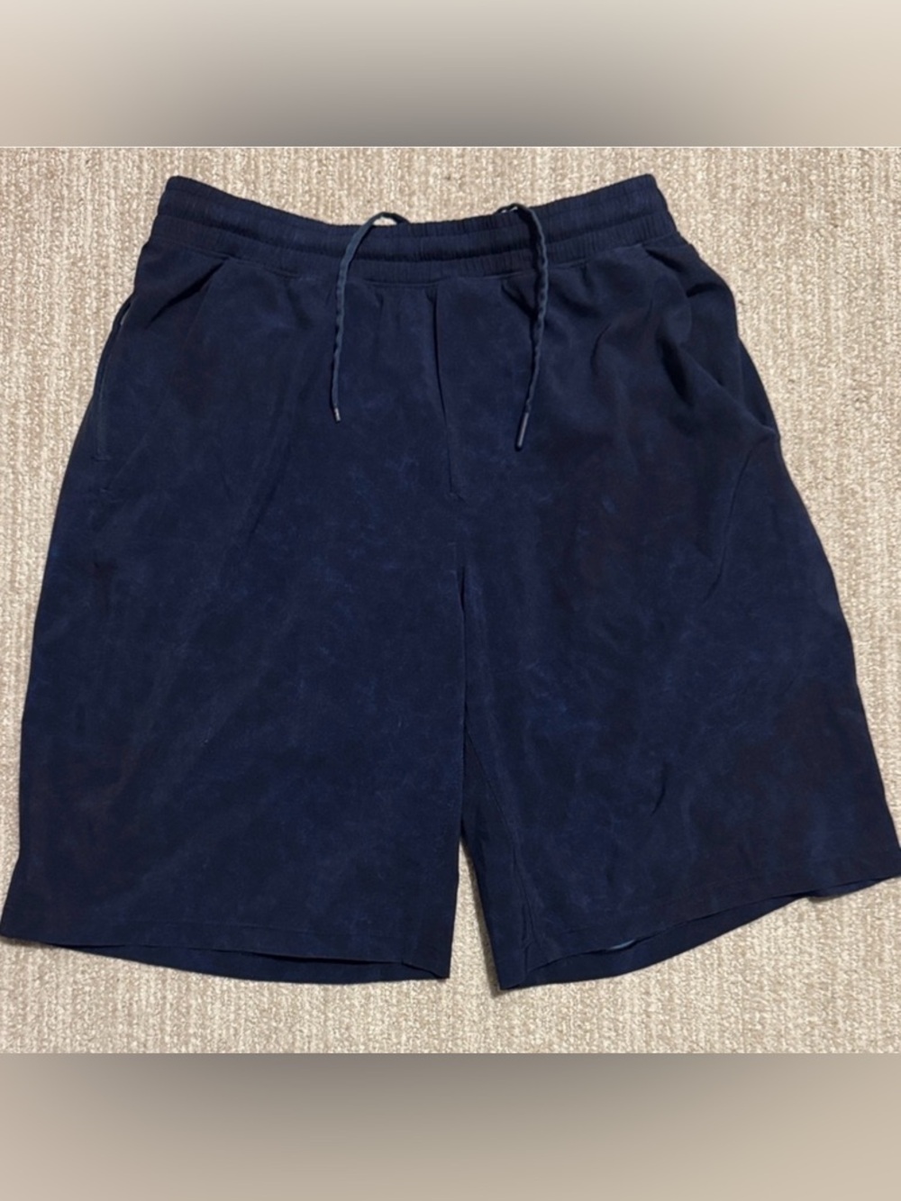 Lululemon Men's Size S Pace Breaker Short 9" Inseam Lined Blue Athletic Shorts